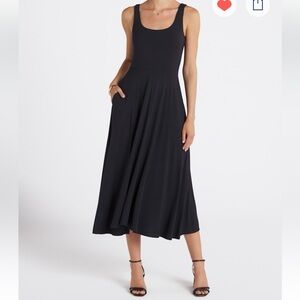 Market & Spruce Strapless Black Dress